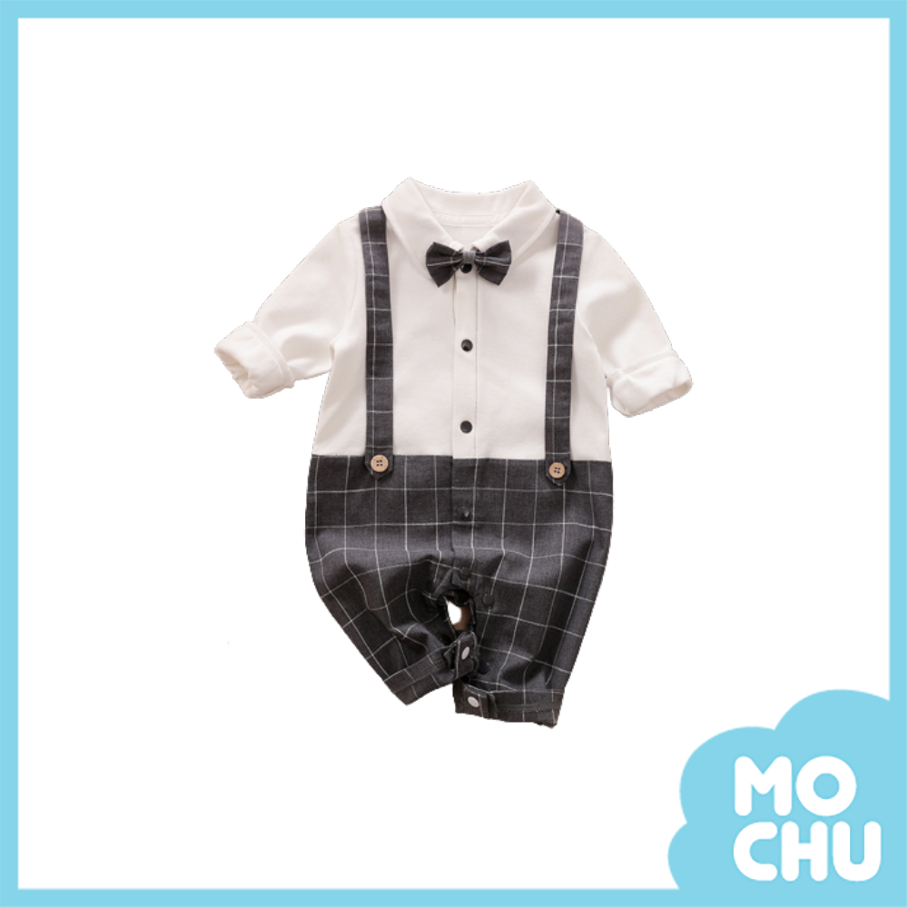 文青方格紳士連身衣(兩色)