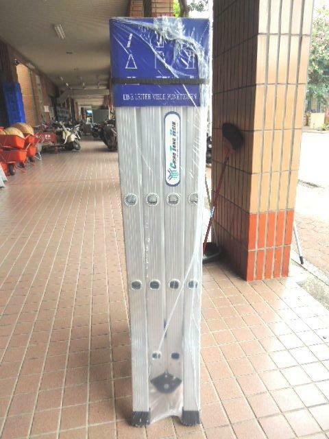 ＊中崙五金【附發票】巧登欣 (16.5台尺) 加厚六關節樓梯(沖孔) 關節梯 梯子 四折鋁梯 高雄部分地區免運