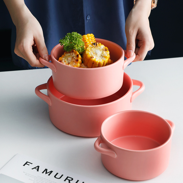 【Hook's嚴選】北歐雙耳直身碗