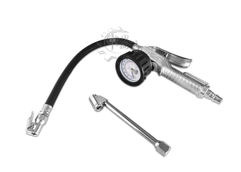 ＊中崙五金【附發票】THB B2000 工業用胎壓錶 風槍 空氣槍 加厚高壓管 量錶 胎壓表 胎壓槍 台灣製