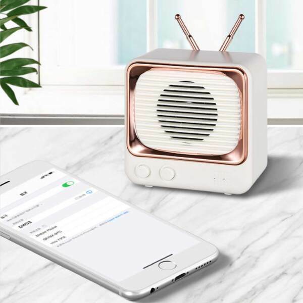 【Hook's嚴選】復古電視機造型無線藍芽音響