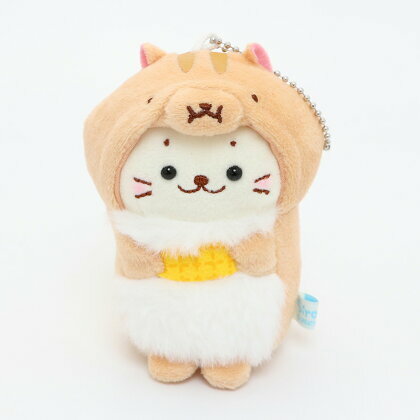 Sirotan 絨毛鑰匙圈- ( 小白松鼠 10cm / 海賴松鼠 9cm )