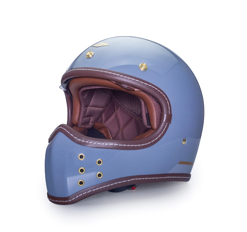 feture  SIMON 賽門 - 亮光霧灰藍