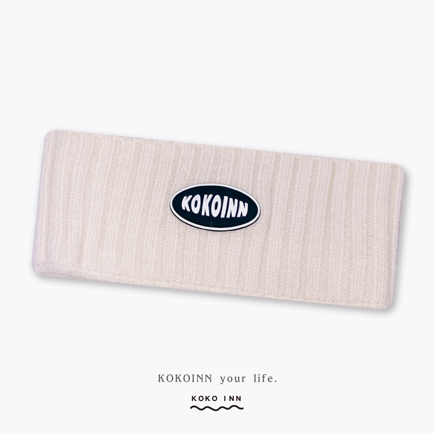 KOKOINN 大地色針織髮帶