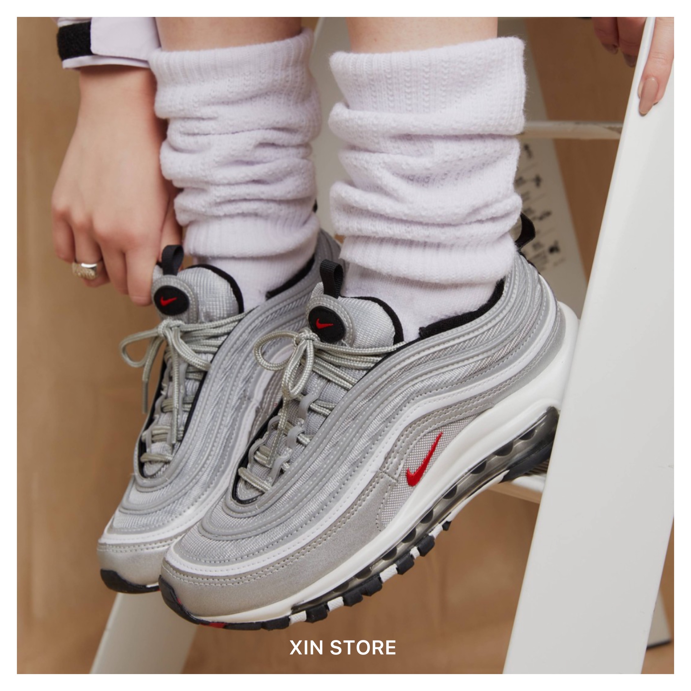 【現貨】Nike Air Max 97 OG  Silver Bullet 子彈鞋 小勾 氣墊 復刻 銀彈