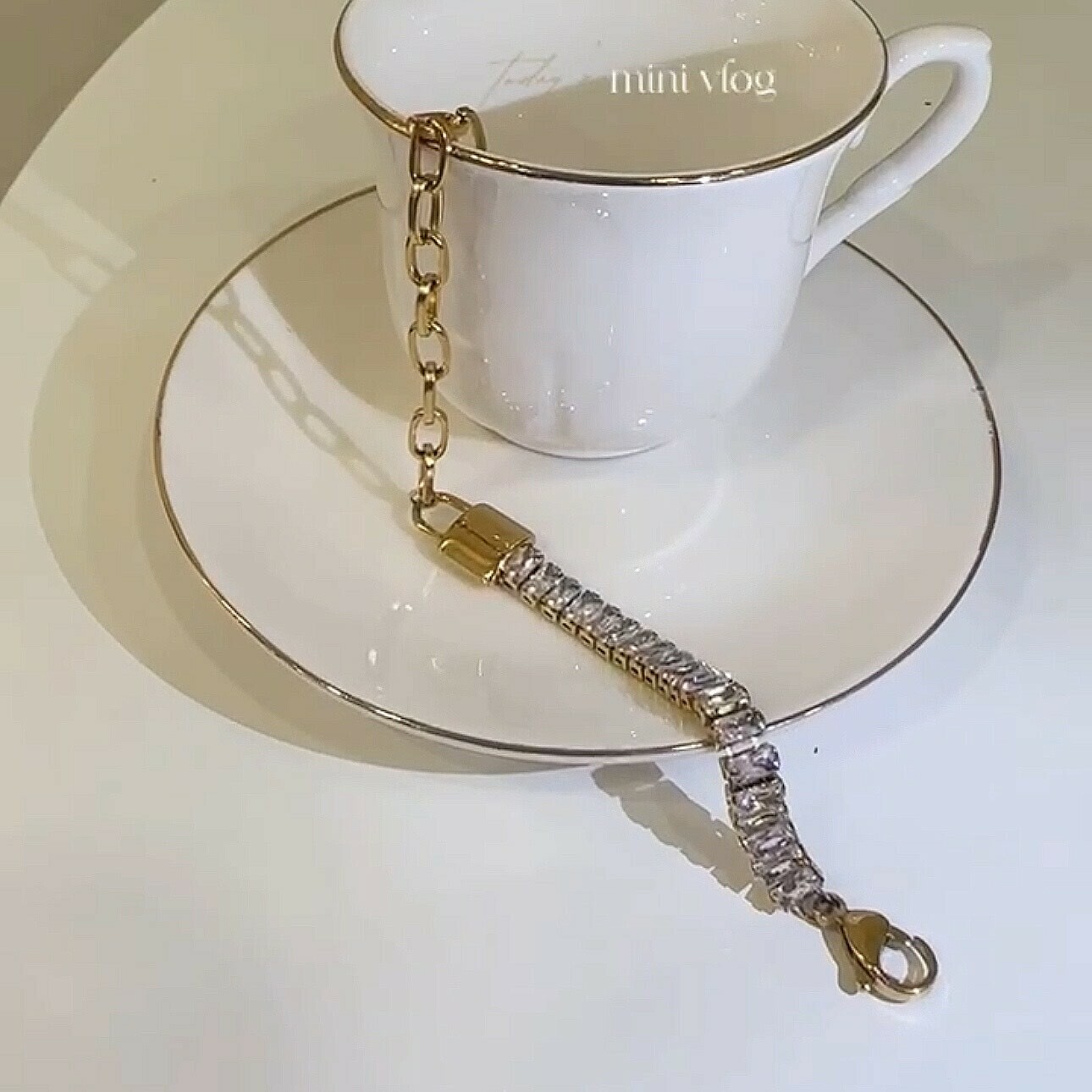 【全鋼】滿鋯石手鍊