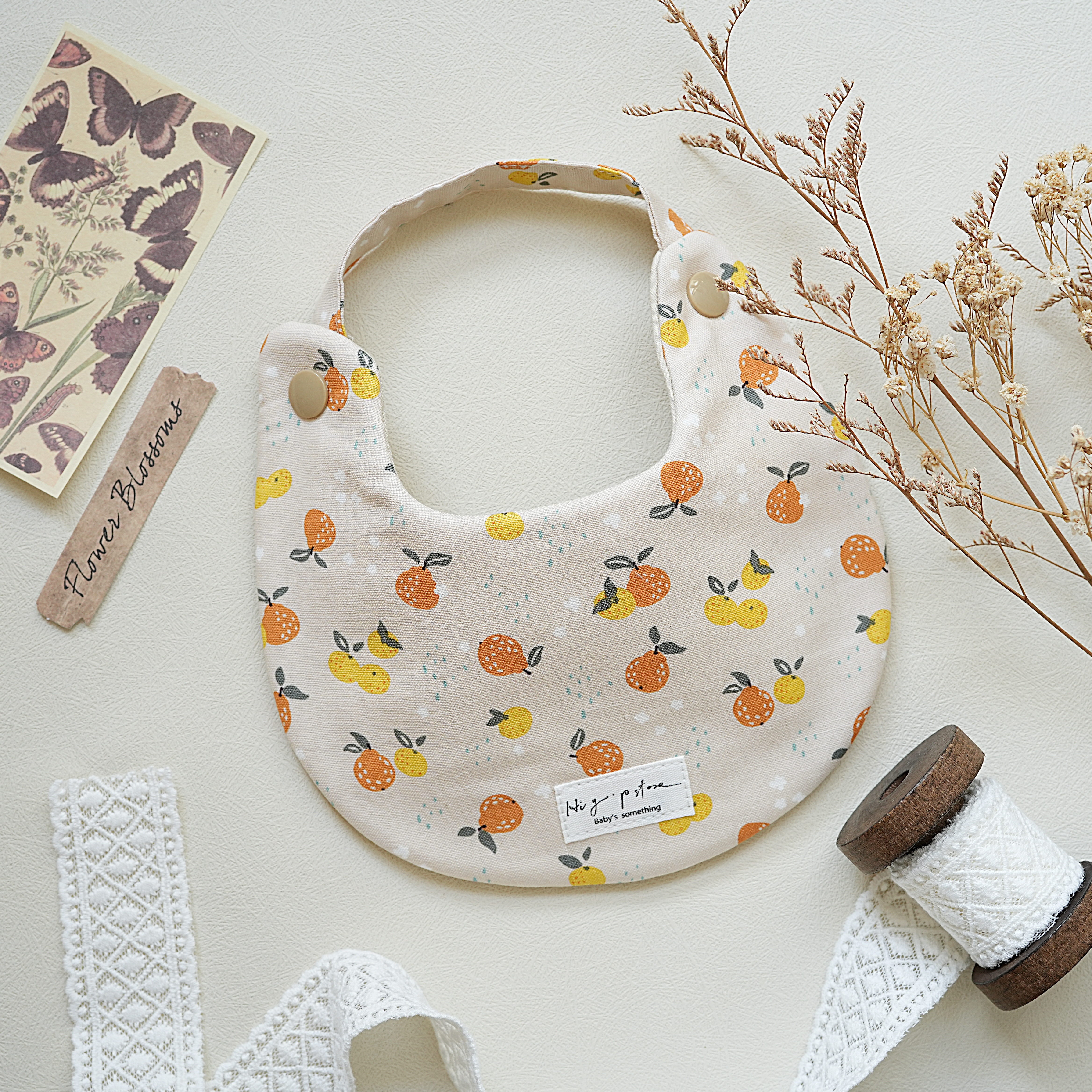 Hi Y.P store-手作圍兜-初冬小橘子