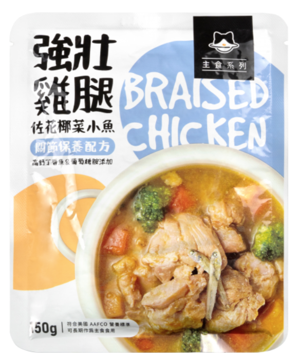 汪喵星球 狗鮮肉主食餐包 - 雞腿肉與雞軟骨(關節保護配方) 150g
