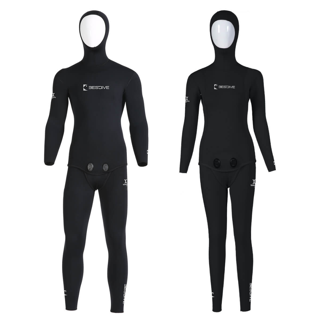 ▲預購 Bestdive 男/女款 7mm 冰潛系列 超彈分體衣-內OPEN CELL 2026