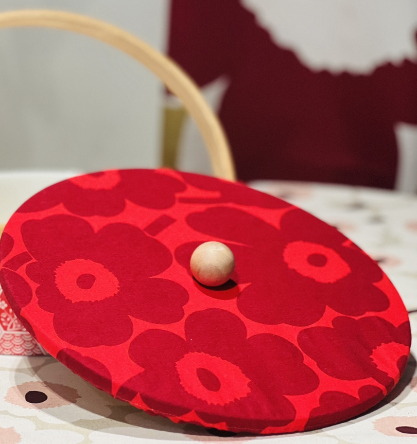 獨家陶瓷碗身設計 | CNY SPECIAL 竹木手提花花全盒 | Dark red x red cover