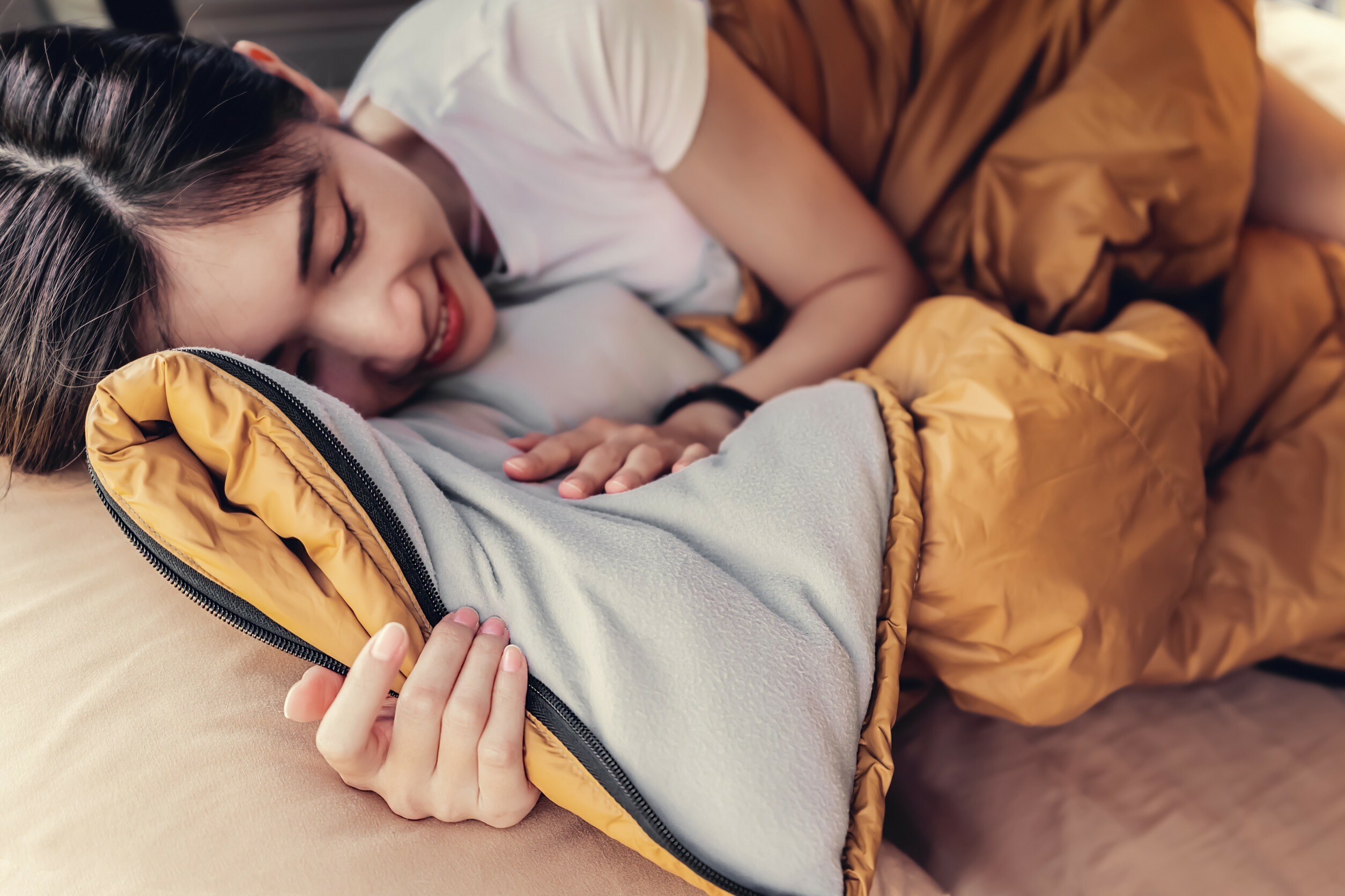 【BARRACK09】石墨烯沙皇睡袋 睡袋 保暖 大地色睡袋 沙色睡袋