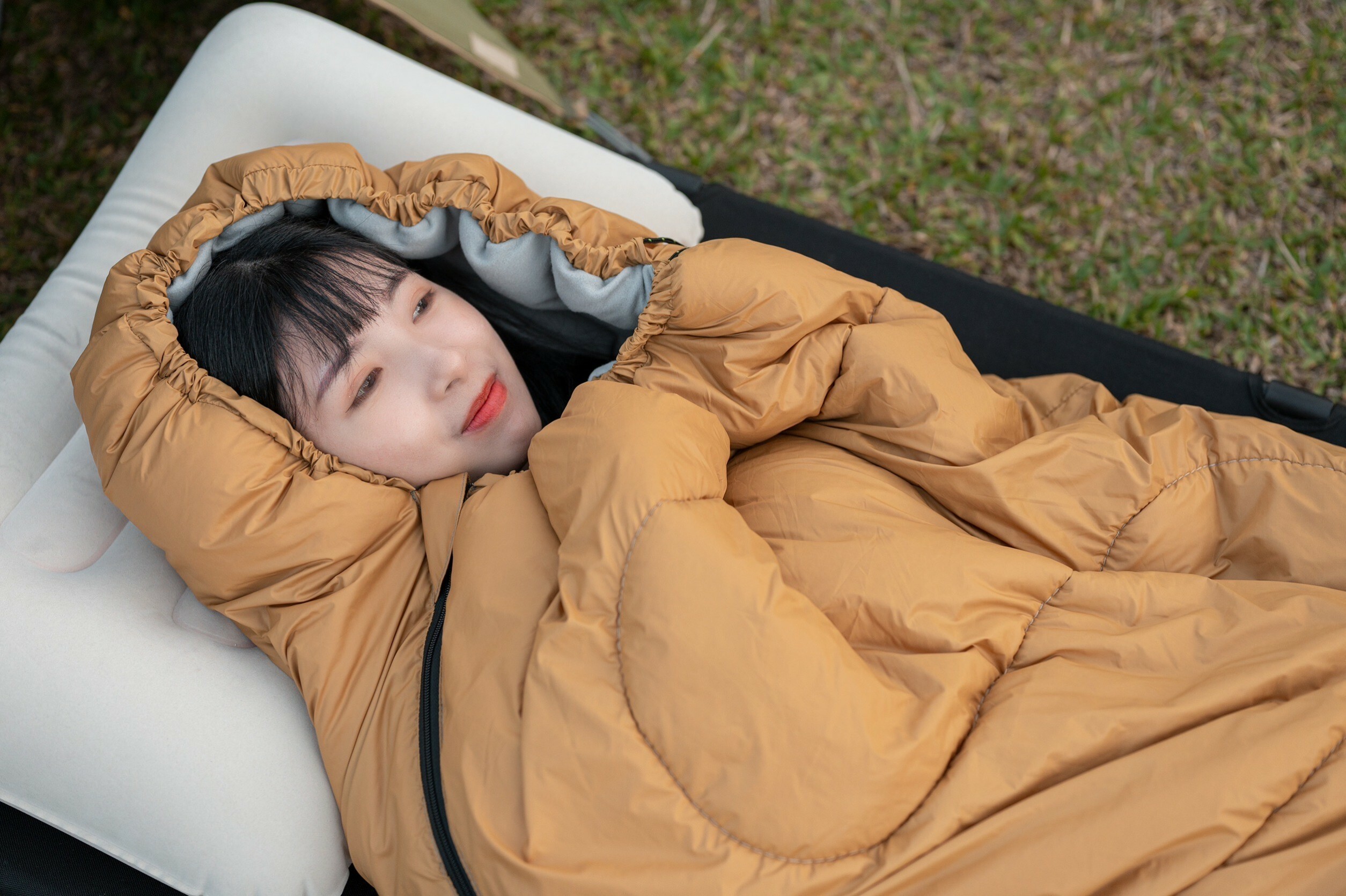 【BARRACK09】石墨烯沙皇睡袋 睡袋 保暖 大地色睡袋 沙色睡袋