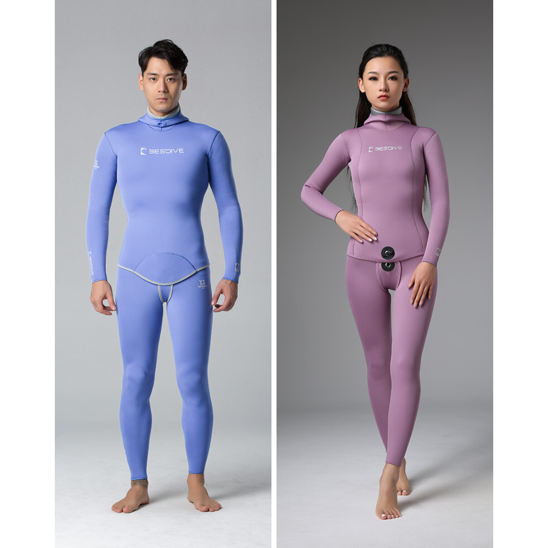 ▲現貨 Bestdive 女款 3mm 布面雙面穿系列 整套