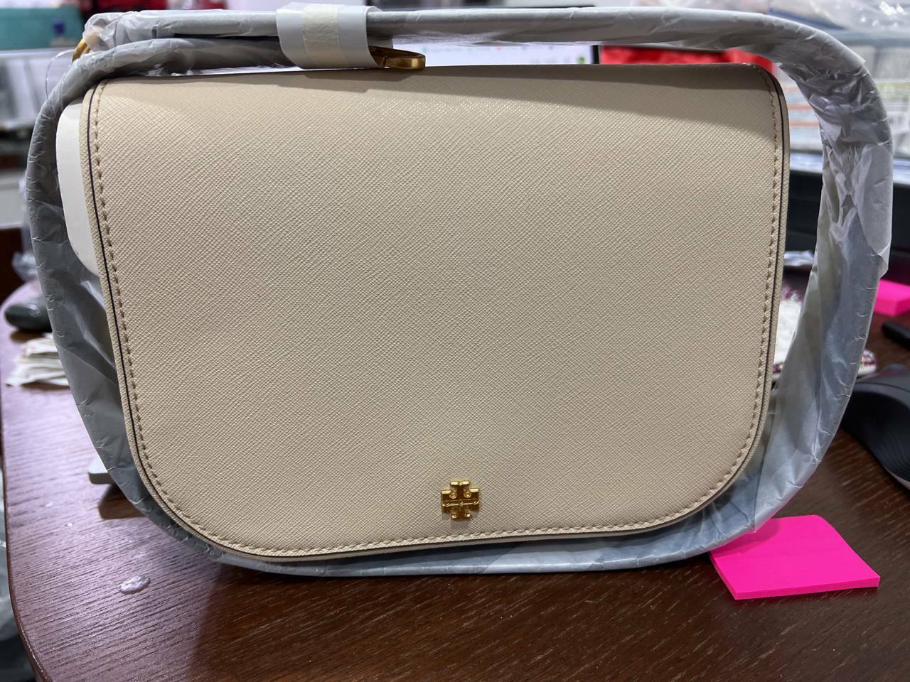 [S] TORY BURCH EMERSON COLOR-BLOCK CROSSBODY, 139318-122 (STB225)