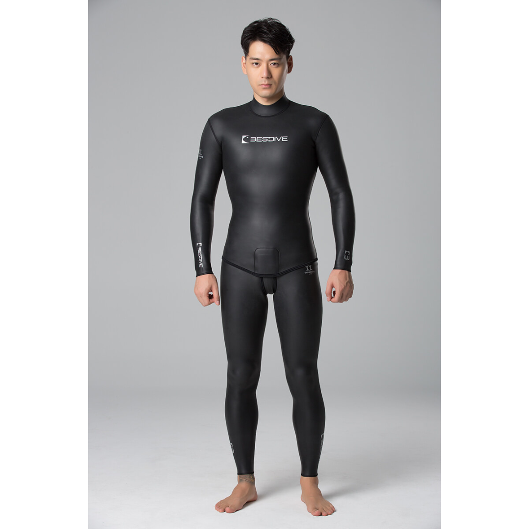 ▲預購 Bestdive 男款 1.5-2mm 微瀾系列 縫線炫彩無帽連身 2026