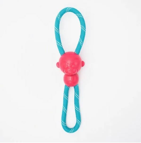 Zippy Paws - ZippyTuff Monkey RopeTugz® - Pink