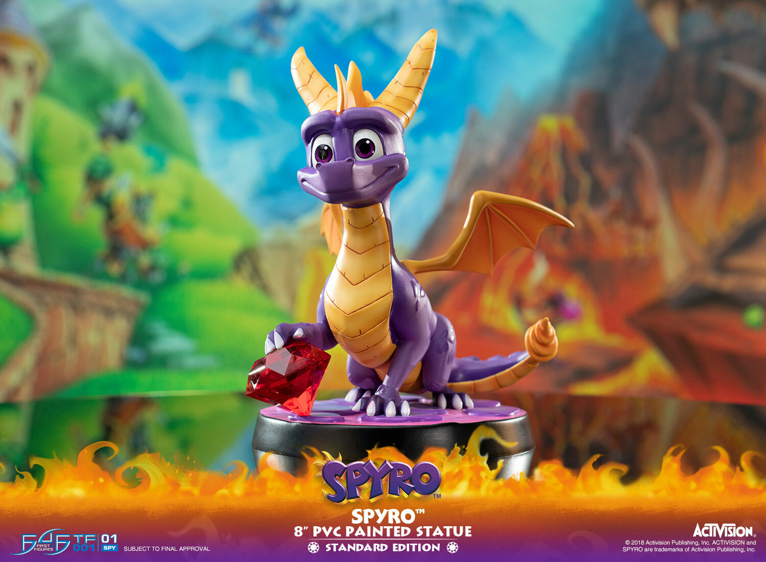 First 4 Figures : Spyro The Dragon PVC (Regular edition)