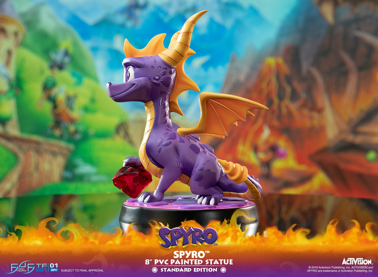 First 4 Figures : Spyro The Dragon PVC (Regular edition)