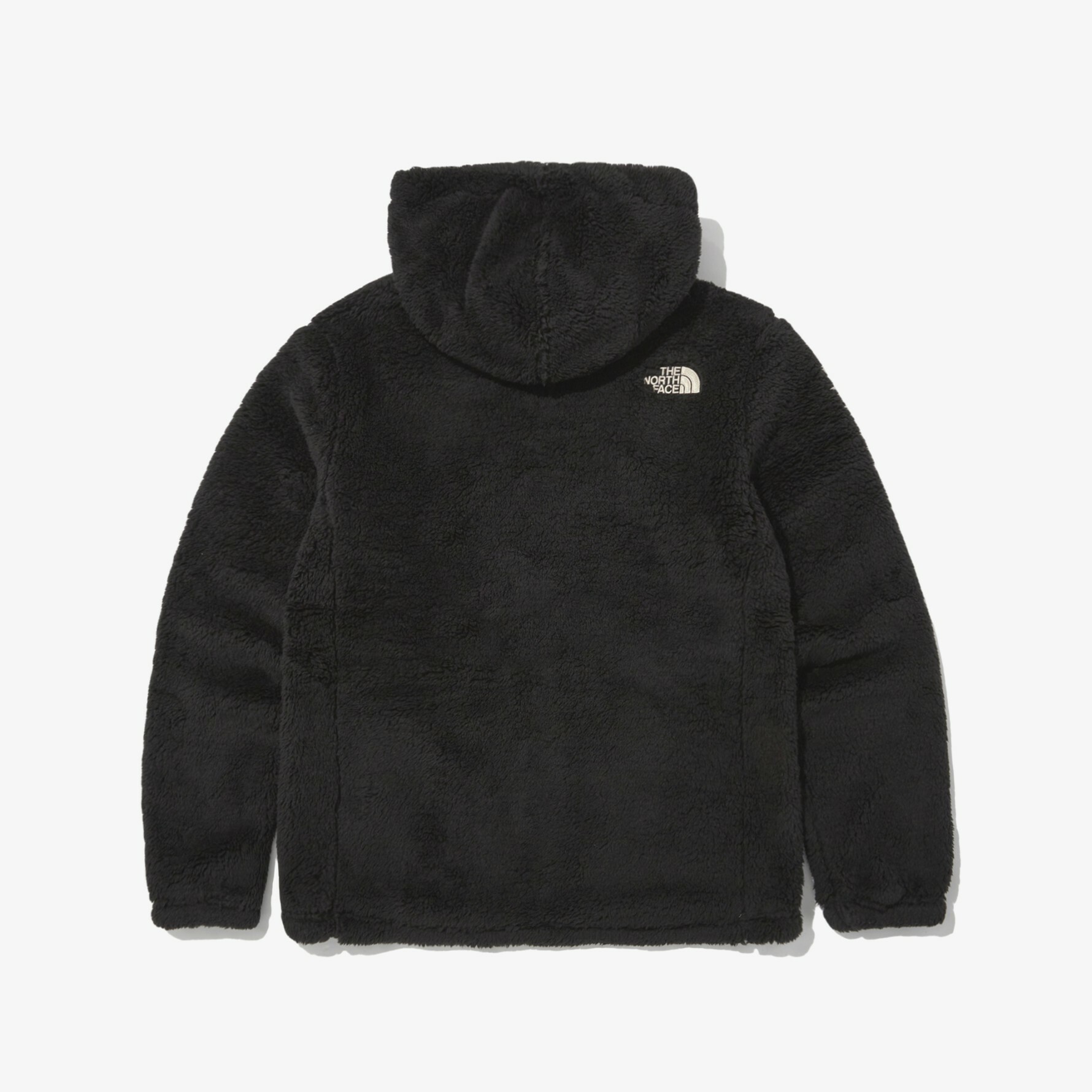 THE NORTH FACE 白標 COMFY EX FLEECE 毛絨 連帽 外套 黑 NJ4FN56M