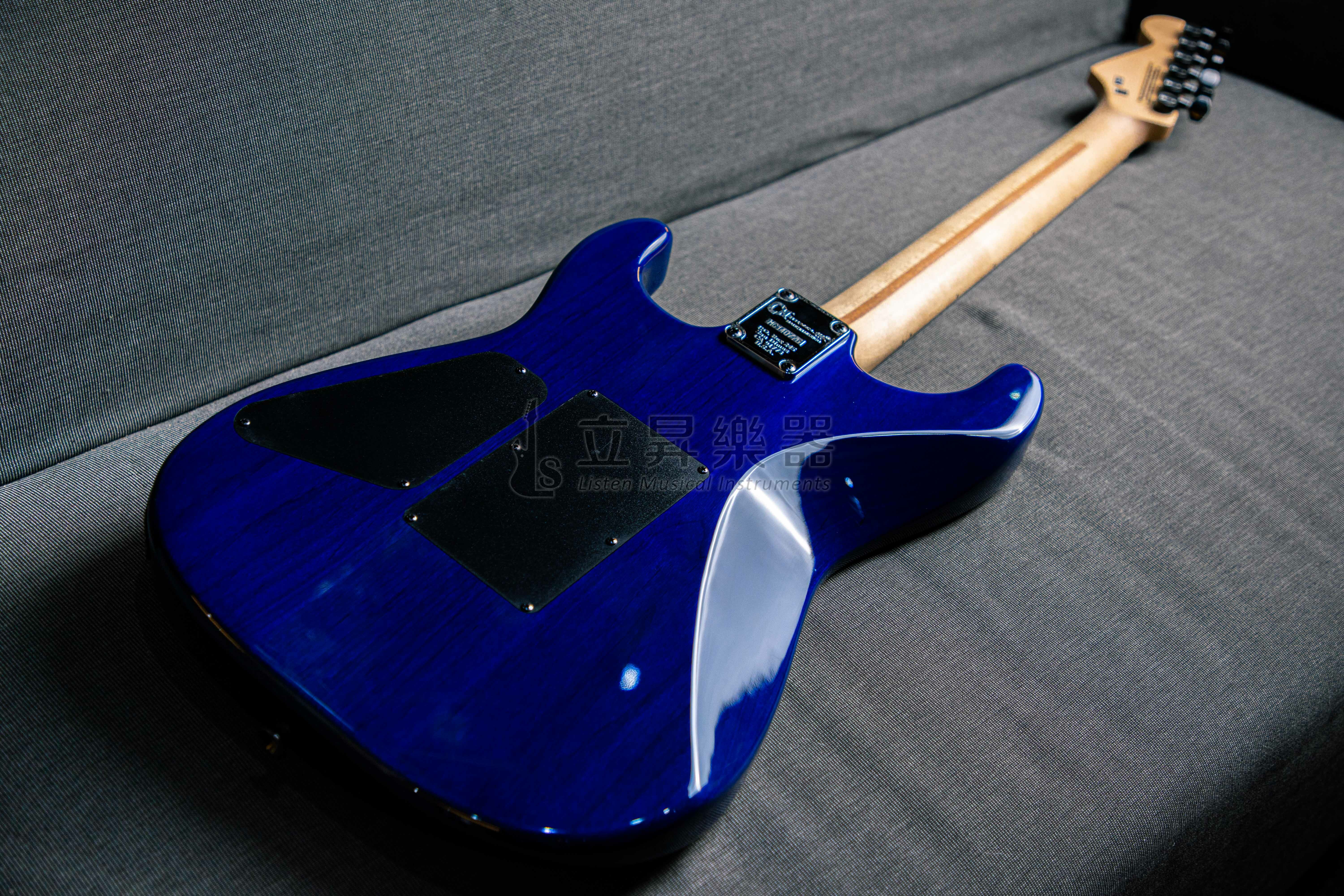 Blue 『買就送MONO琴袋』Charvel Pro-Mod San Dimas SD1-2H Floyd Rose Trans Blue Burst 大搖座 電吉他 Seymour Duncan 拾音器 楓木指板 深藍色 墨廠 第 6 張圖片｜三峽吉他 / Bass