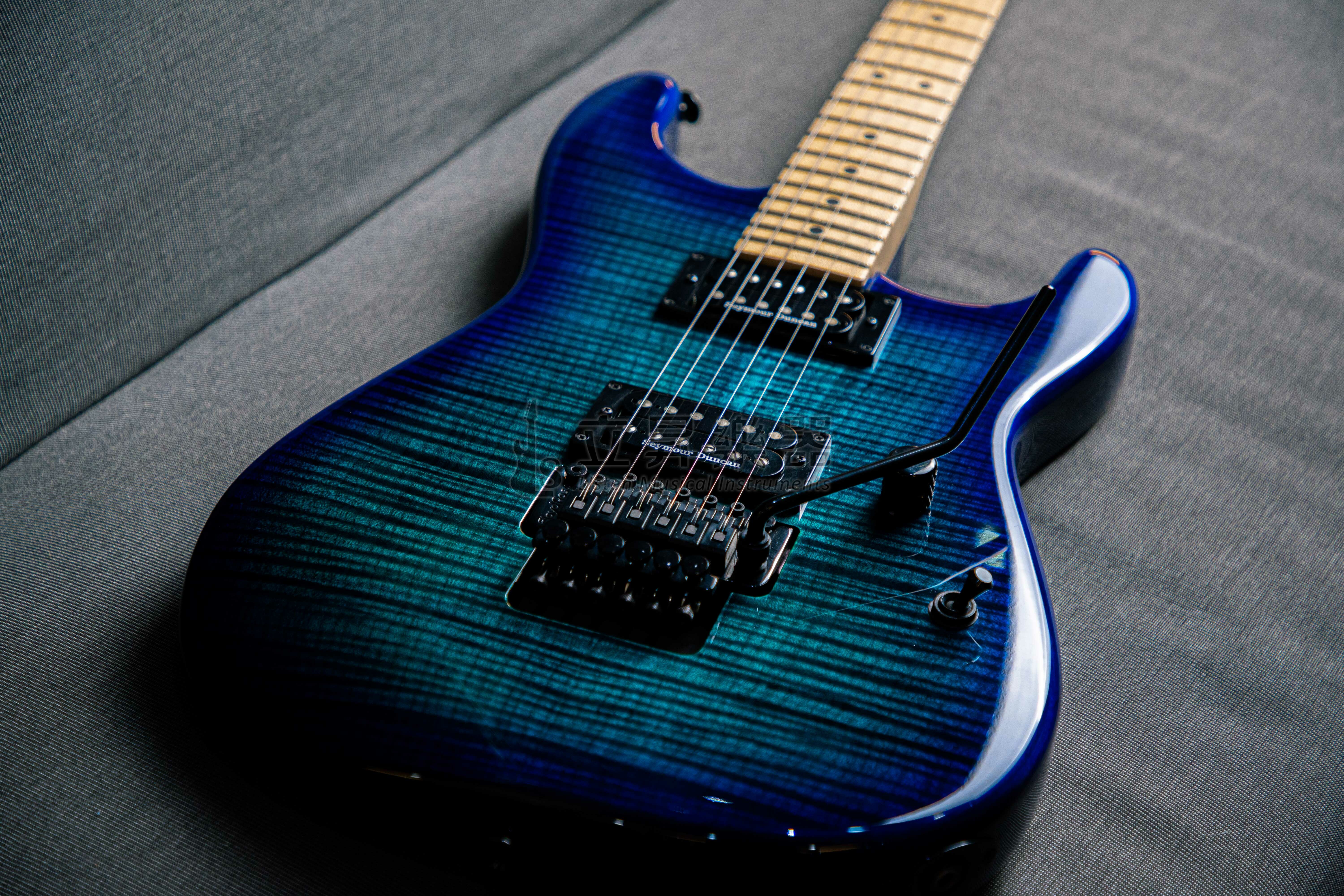 『買就送MONO琴袋』Charvel Pro-Mod San Dimas SD1-2H Floyd Rose Trans Blue Burst 大搖座 電吉他 Seymour Duncan 拾音器 楓木指板 深藍色 墨廠