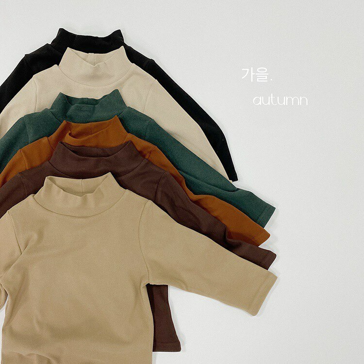 森林系軟綿綿半高領保暖內搭