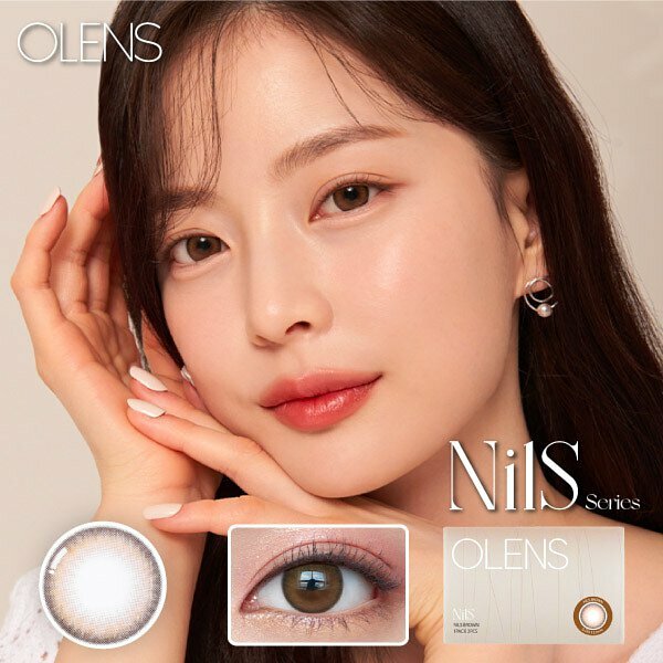 [月拋] OLENS NILS 1 month Brown 月拋彩妝隱形眼鏡｜每盒2片