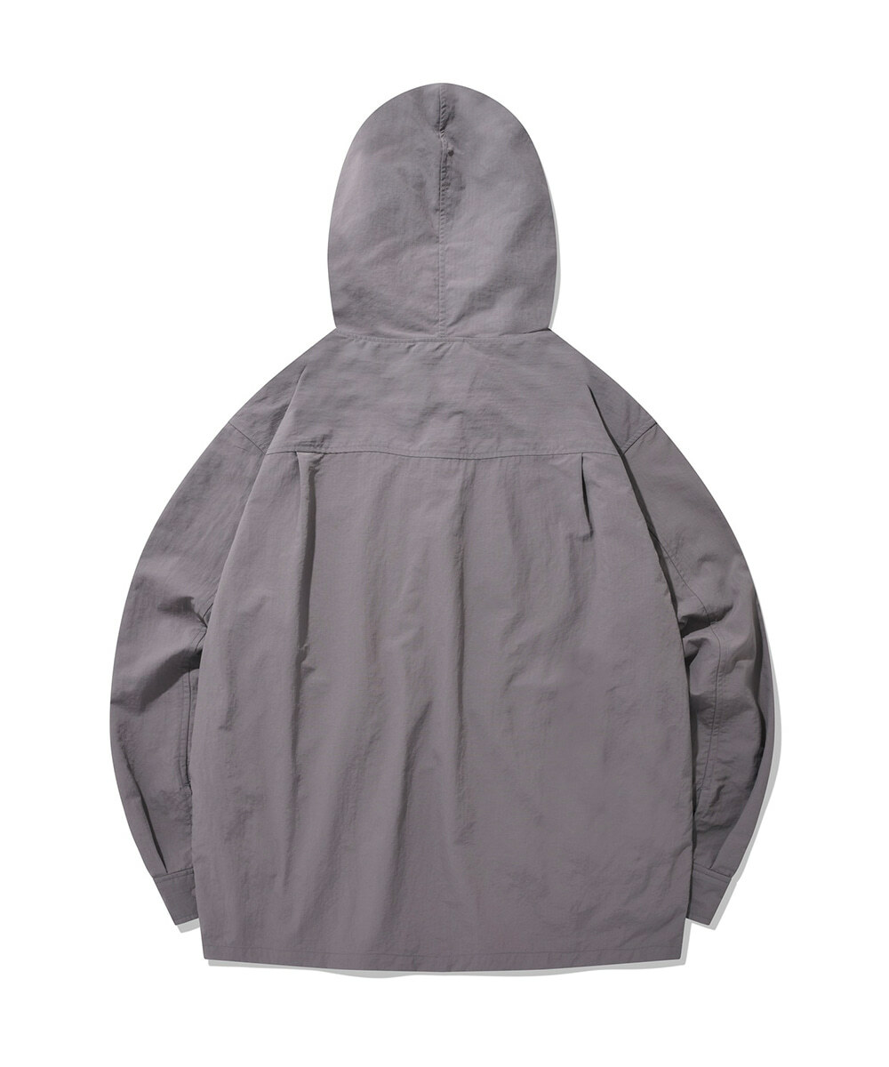 COVERNAT 小logo 素色簡約 帽T 夾克 紫色