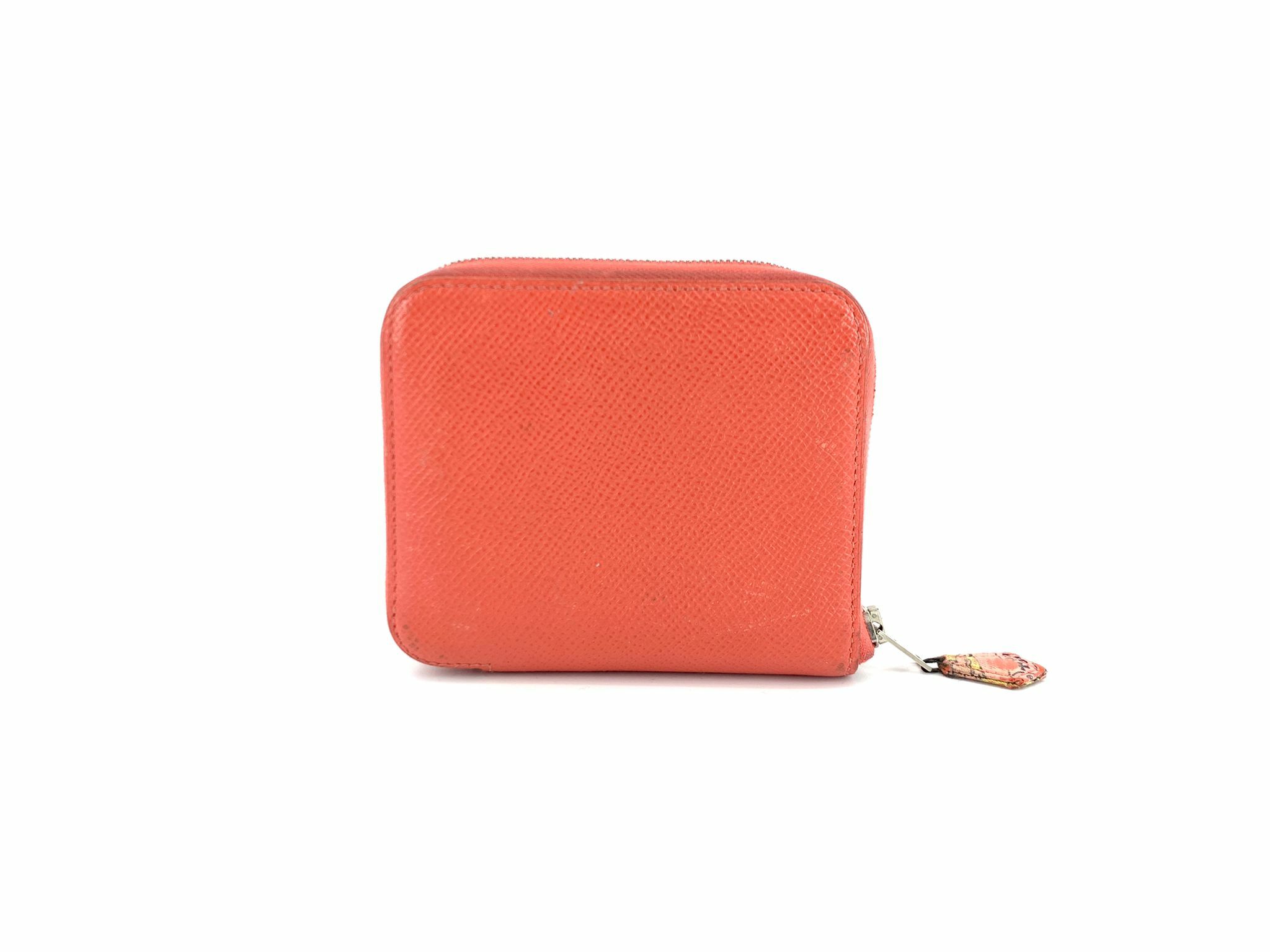 HERMES compact Silk'in wallet in zanzibar epsom leather - VALOIS