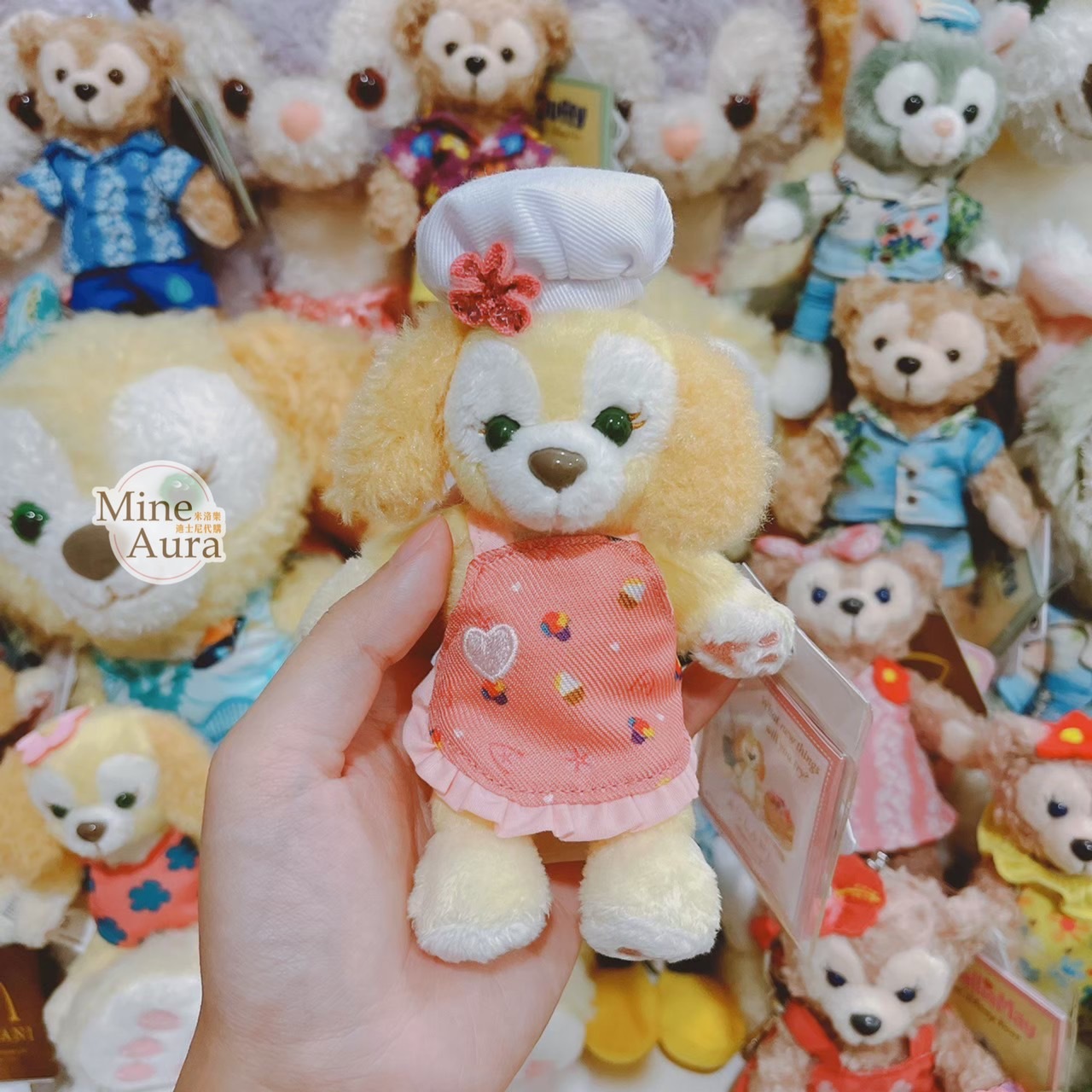 (現貨) 可琦安 餅乾 CookieAnn 廚師 圍裙造型 鑰匙圈吊飾 -夏威夷迪士尼渡假村限定