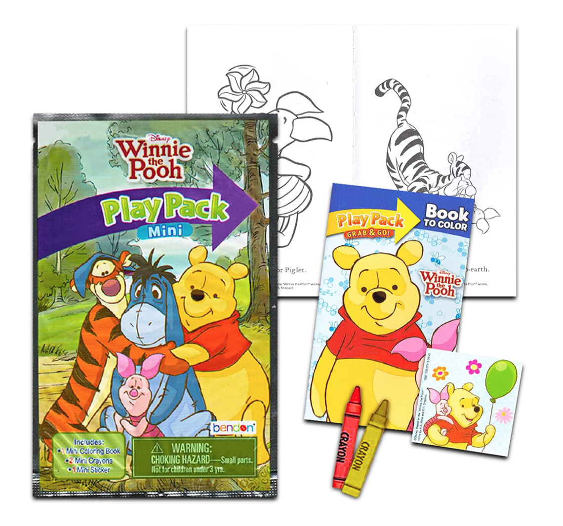 Winnie The Pooh Play Pack Grab & Go 填色套裝