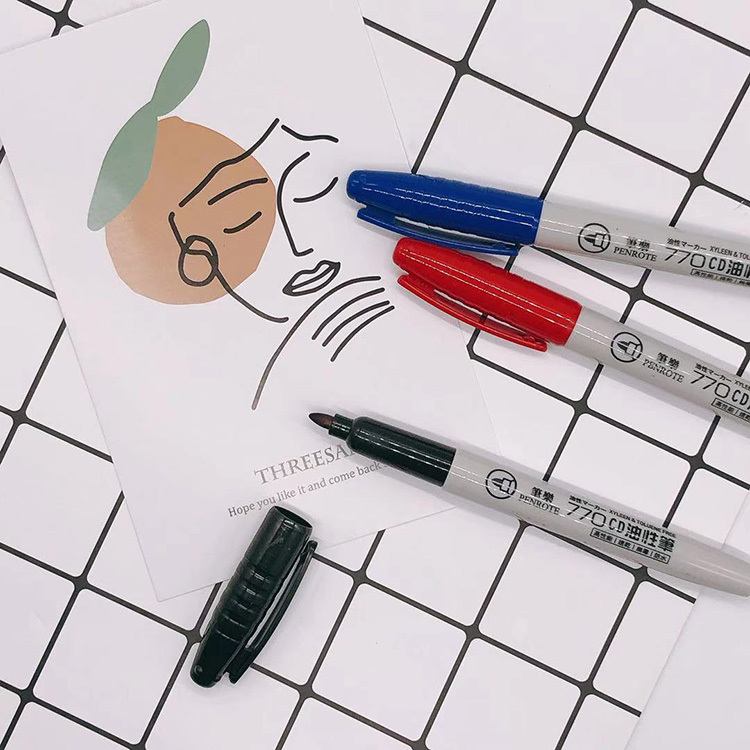 【PENROTE筆樂】770CD油性筆