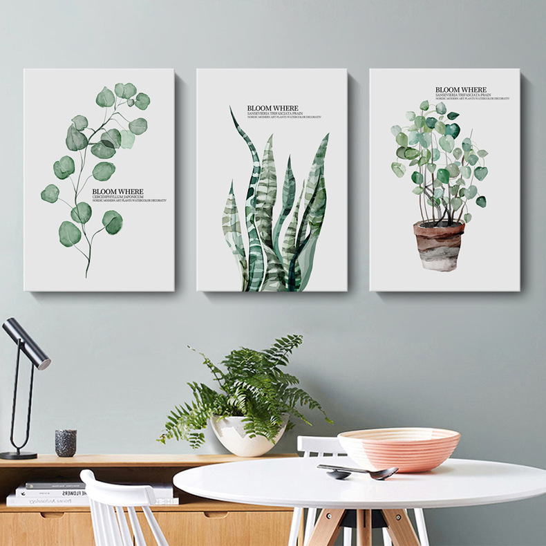 綠植生態無框掛畫