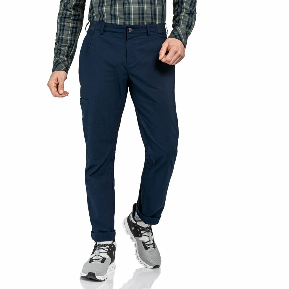 【Schoffel】男抗水快乾彈性機能修身長褲 / 22SL20-23565-[藍]