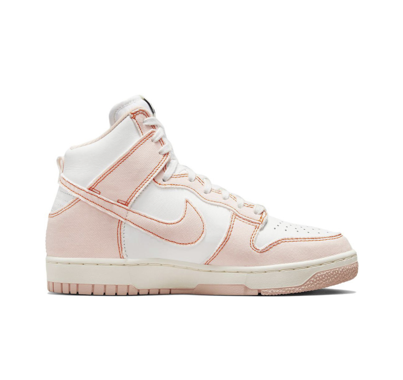 Nike Wmns Dunk HI 1985 女鞋 白 粉紅 帆布高筒 DV1143-800 NOV LU