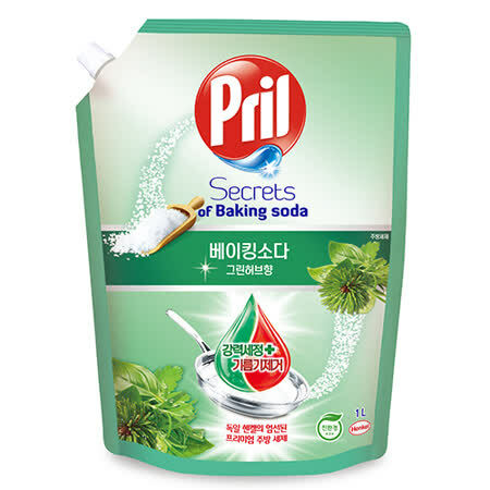 【Pril淨麗】小蘇打高效洗碗精-草本補充包