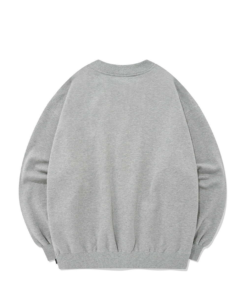 COVERNAT C-Logo 寬鬆 針織外套 灰色