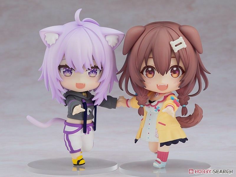GSC 代理版 黏土人 hololive 1860 猫又おかゆ 貓又小粥 + 1861 戌神沁音 戌神ころね