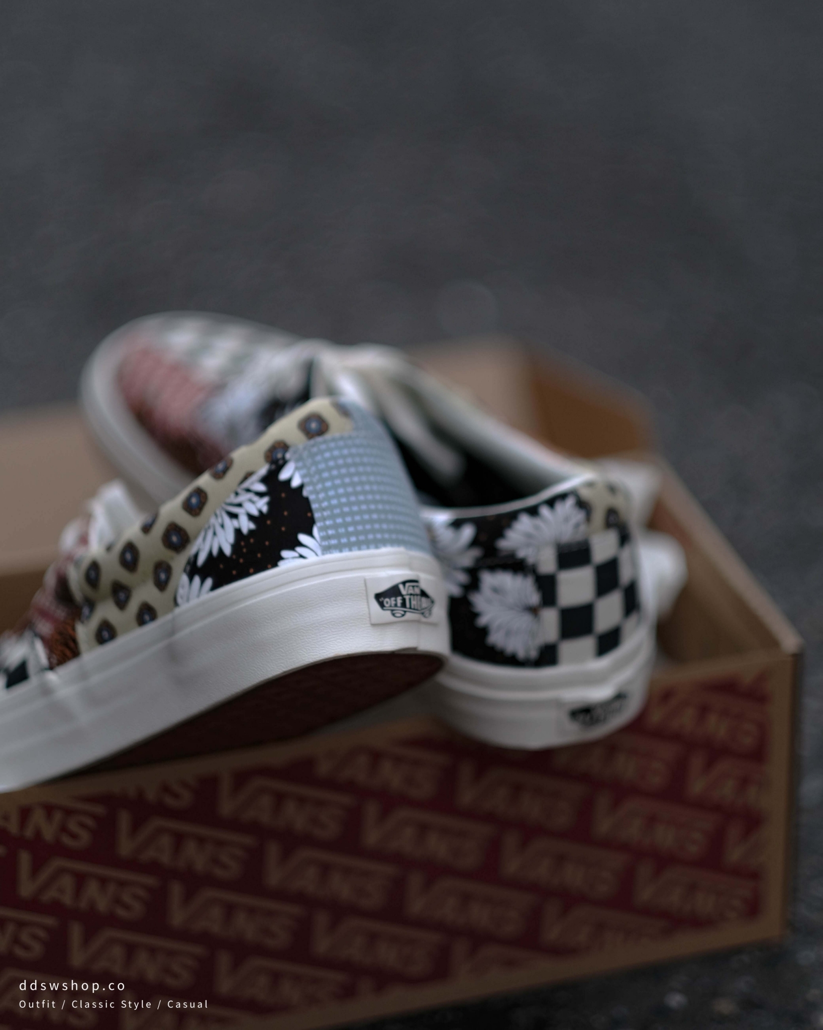 Vans Era Tiger Patchwork 棋盤格腰果花虎紋拼接拼貼鴛鴦帆布鞋