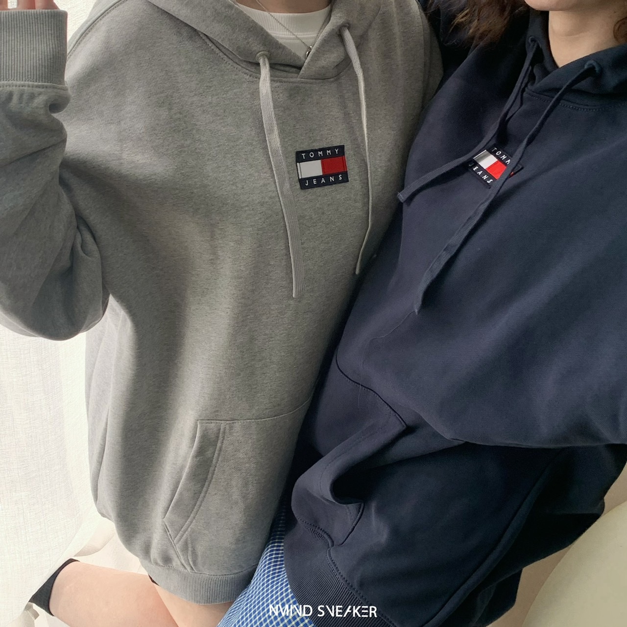 <快速出貨> Tommy 男版logo帽T 黑/灰/藍