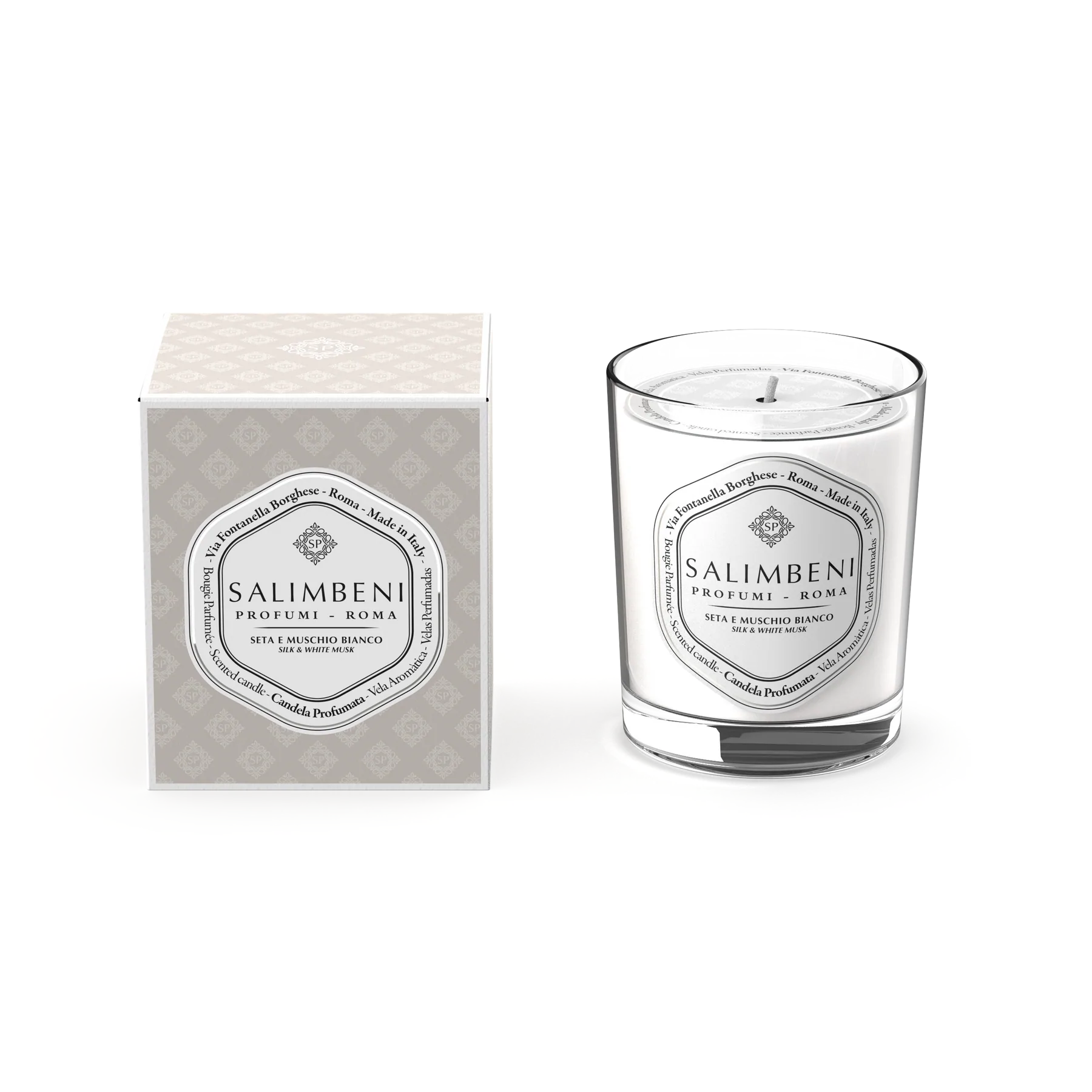 羅馬假期 白麝絲綢香氛蠟燭190g