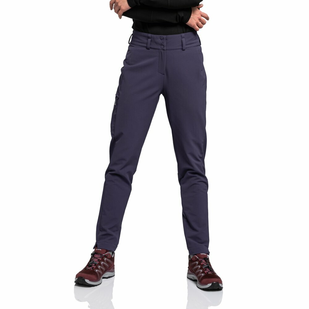 【Schoffel】女抗水耐磨超彈性機能窄管長褲 / 22SL20-13102-[紫]