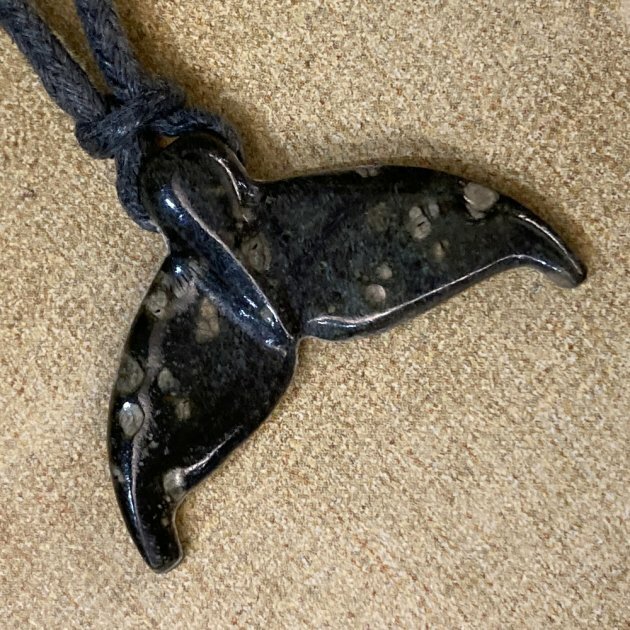 FREEDIVING PLANET - 魚尾造型項鍊 Starry Night (石斑黑)