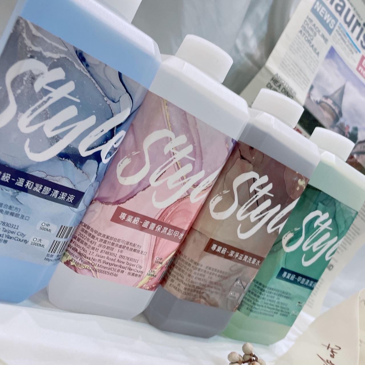 美展優惠🌼STYLE專業級溶劑500ML【凝膠清潔液、卸甲水、洗筆水、甲面清潔液、工具消毒水】