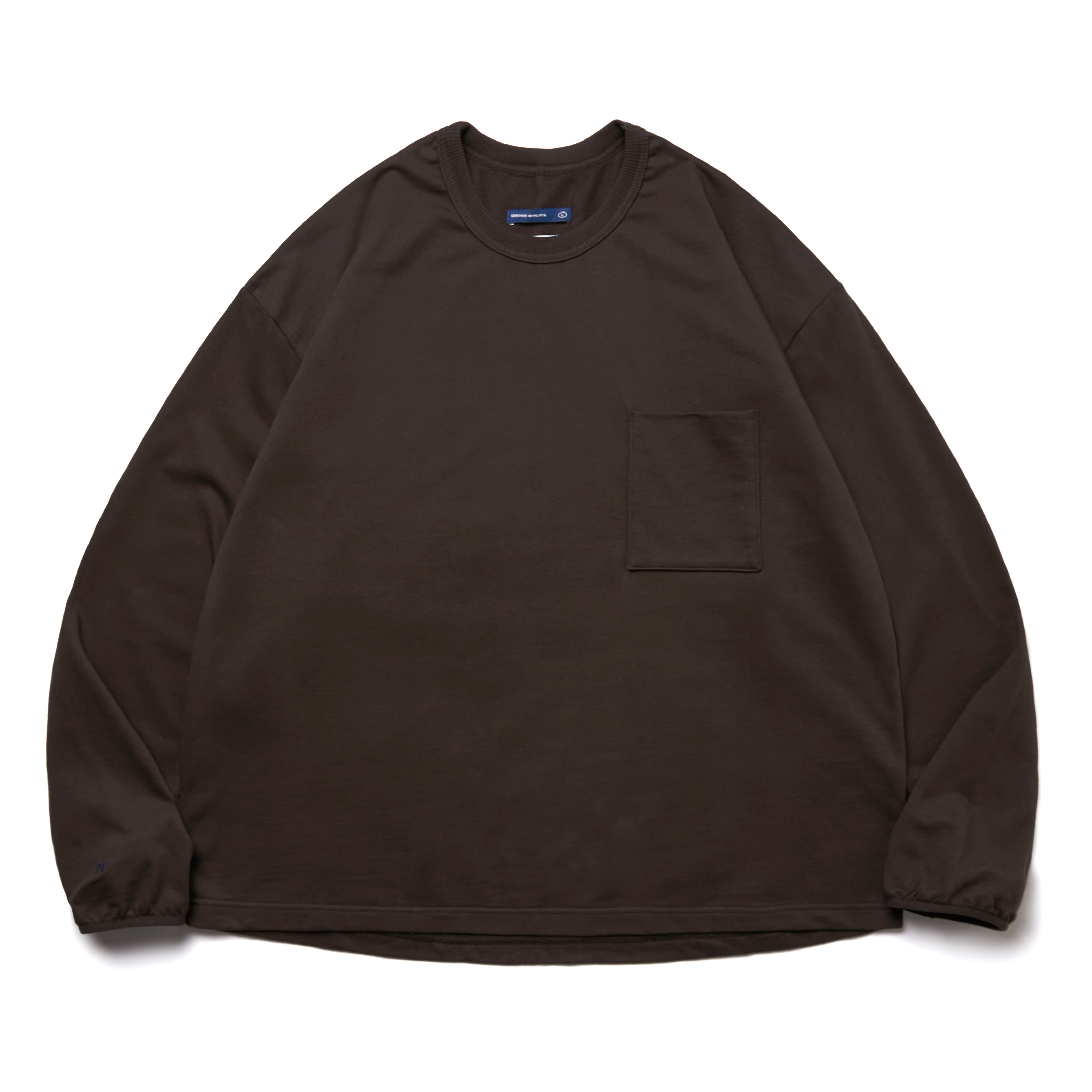 MELSIGN - November L/S Pocket Tee - Chocolate