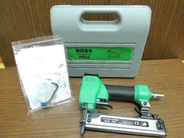 ＊中崙五金【缺貨中】BOSS TOPONE 無頭 氣動釘槍 木工釘槍 蚊釘槍 氣動紋釘槍 P625 優惠特價中!