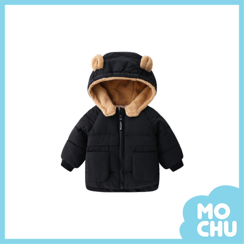 立體熊熊耳朵加厚棉外套(五色)