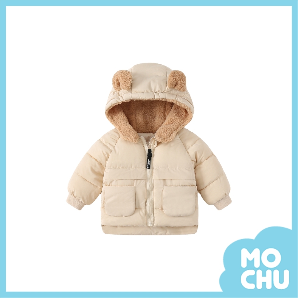 立體熊熊耳朵加厚棉外套(五色)