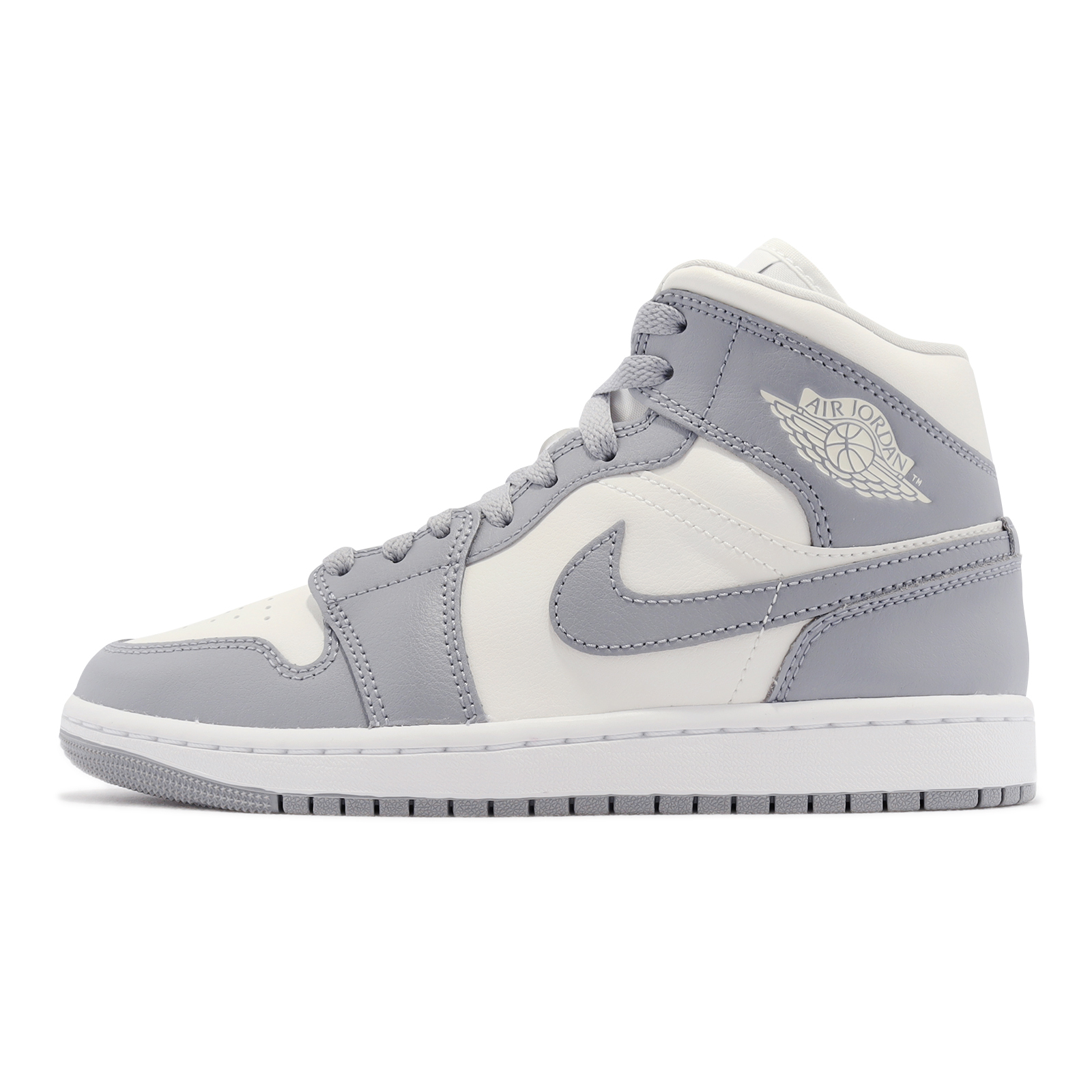 現貨台灣公司貨女鞋男女鞋NIKE AIR JORDAN 1 MID Grey 小Dior 灰白色