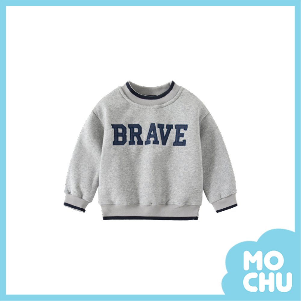 (100cm現貨)BRAVE加絨長袖衛衣